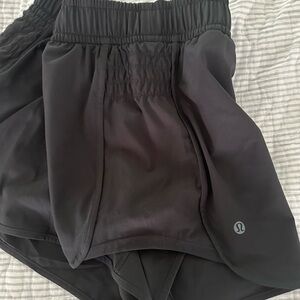 lululemon athletica Black Women's Running Shorts with Inner Liner